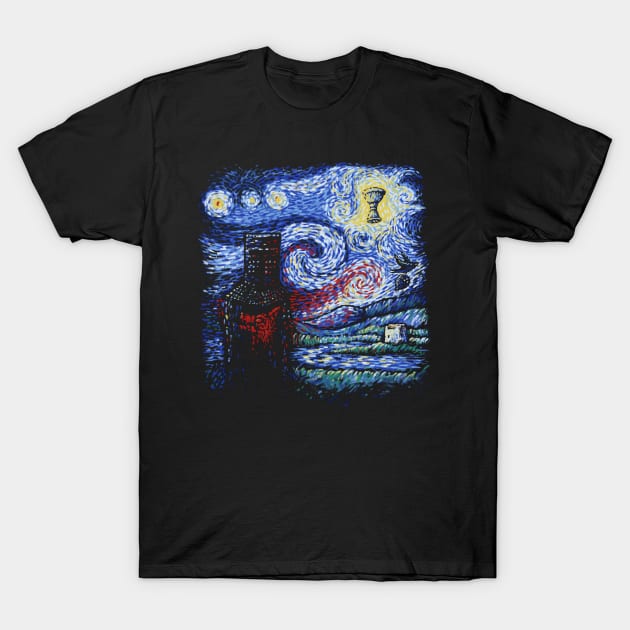 Starry Knight T-Shirt by kg07_shirts